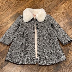 Ruby & Bloom Houndstooth Pea Coat